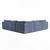 Divani Casa Kinsey - Modern Blue Fabric Modular Sectional Sofa By VIG