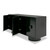 Modrest Calexico - Contemporary Black Wave Glass + Black Buffet By VIG