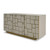Modrest Auer - Mid-Century Modern Cream Ash + Gold Buffet By VIG