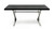 A&X Xavier - Modern Black Crocodile + Stainless Steel Dining Table By VIG
