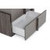 Nova Domus Lucia - Italian Modern Matte Grey / Elm Grey Bed + 2 Nightstands Set By VIG