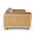 Divani Casa Danson - Modern Tan Leather + Wicker Sofa By VIG
