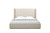 Eastern King Modrest Byrne Modern Beige Fabric Bed By Vig Vgevvg713 C 01 Ek