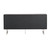 Modrest Kenda - Modern Black Ash + Stainless Steel Buffet By VIG