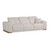 Divani Casa Hagerty - Modern Off-White Fabric Sofa With 2 Power Recliners By VIG