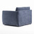 Divani Casa Kinsey - Modern Blue Fabric Modular Right Facing Seat By VIG