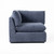 Divani Casa Kinsey - Modern Blue Fabric Modular Corner Seat By VIG