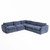 Divani Casa Kinsey - Modern Blue Fabric Modular Corner Seat By VIG