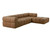 Divani Casa Everest - Modern Brown Leather Modular Armless Sectional Seat By VIG