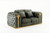 Divani Casa Dosie - Transitional Grey Velvet Loveseat By VIG