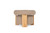 Modrest Alamo - Modern Beige Faux Sheepskin + Oak Accent Chair By VIG