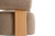 Modrest Alamo - Modern Beige Faux Sheepskin + Oak Accent Chair By VIG