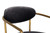 Modrest Baird - Modern Grey Velvet + Brass Counter Chair By VIG