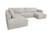 Divani Casa Lulu Modern Light Grey Fabric Modular Sectional Sofa W Right Facing Chaise By Vig Vgsx F22053 Raf 464