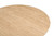 Modrest Pawnee - Modern Travertine Marble + Wood Round Coffee Table By VIG