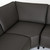 Lamod Italia Soho - Italian Left Facing Grey Nirvana Fume Leather Sectional Sofa By VIG