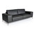 Lamod Italia Soho - Italian Grey Nirvana Fume Leather Sofa By VIG