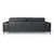 Lamod Italia Soho - Italian Grey Nirvana Fume Leather Sofa By VIG