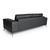 Lamod Italia Soho - Italian Grey Nirvana Fume Leather Sofa By VIG