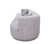 Divani Casa Beau - Modern Light Grey Fabric Sectional Sofa With 2 Swirling Chair By VIG