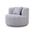 Divani Casa Beau - Modern Light Grey Fabric Sectional Sofa With 2 Swirling Chair By VIG