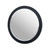 Lamod Cirque - Modern Black Ash Round Mirror By VIG