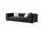 Divani Casa Clarice - Transitional Black Velvet Sofa Set By VIG