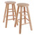 Element 2 Piece Counter Stool Set Natural 43941 By Winsome Wood