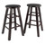 Element 2 Piece Counter Stool Set Espresso 44217 By Winsome Wood