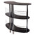 Martini Entertainment Bar Black And Chrome 40725 By Winsome Wood