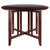 Alamo Double Drop Leaf Dining Table Walnut 41944 By Winsome Wood
