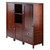 Brooke 3 Piece Modular Jelly Cupboard Set Walnut 42795 By Winsome Wood