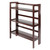 Terry Stackable 3 Tier Foldable Shelf Walnut 39295 By Winsome Wood