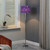 63"In Lavender Roses In Bloom Acrylic/Metal Floor Lamp HBL2803 By Ore