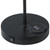 20.75" In Sterling Matte Non-Gloss Black Table Lamp With Wireless Charging Station And Usb Port HBL2139 By Ore