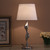 24" In Erte Art Deco Silhouette Silver Table Lamp HBL2219 By Ore