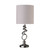 21 5 In Milo Abstract Brushed Silver Metal Table Lamp Hbl2316 By Ore