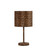19 25 In Faux Suede Leopard Print Metal Table Lamp Hbl2414 By Ore
