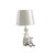 21 25 In White Modern Clown Phone Holder Resin Table Lamp Hbl2296 By Ore