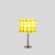 18.25" In Yellow Roses In Bloom Acrylic/Metal Table Lamp HBL2402 By Ore