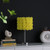 18.25" In Yellow Roses In Bloom Acrylic/Metal Table Lamp HBL2402 By Ore