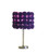 18.25" In Lavender Roses In Bloom Acrylic/Metal Table Lamp HBL2404 By Ore