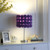 18.25" In Lavender Roses In Bloom Acrylic/Metal Table Lamp HBL2404 By Ore