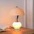 15.75"H Erte Blush Pink Art Deco Glass With Night Light Table Lamp HBL2375 By Ore