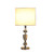 23.5" In Cale Cut-Crystal Modern Table Lamp HBL2476 By Ore