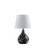 11 5 In Modern Black Seashell Swirl Pattern Mini Polyresin Table Lamp Hbl2201 By Ore
