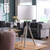 34.25" - 29.25" In Mid-Century Adjustable Tripod Chrome/Silver Metal Table Lamp HBL2537 By Ore