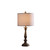27.5" In Coastal Wood Effect Polyresin Table Lamp HBL2630 By Ore