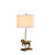 29.5" In Gold Royal Stallion Horse Resin Table Lamp HBL2618 By Ore