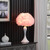 18.25"In Soft Pink Feather Aquina Crisp White Contour Glam Table Lamp HBL2662 By Ore